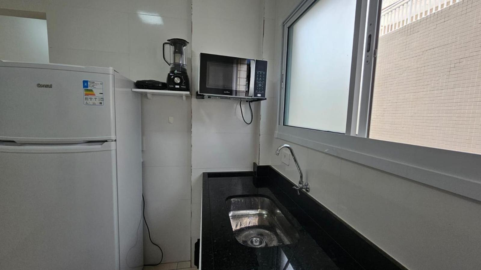 044 Aviacao Beira Mar - 1 Quarto - 10 Metros Da Praia - Wi Fi 300Mbps - Estacionamento Gratuito Praia Grande  Exteriör bild